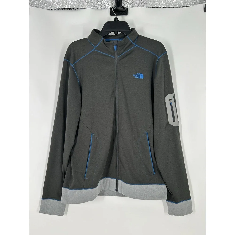 The North Face Mountain Athletics Grey Lightweight Quarter 1/4 Zip Pocket Medium
